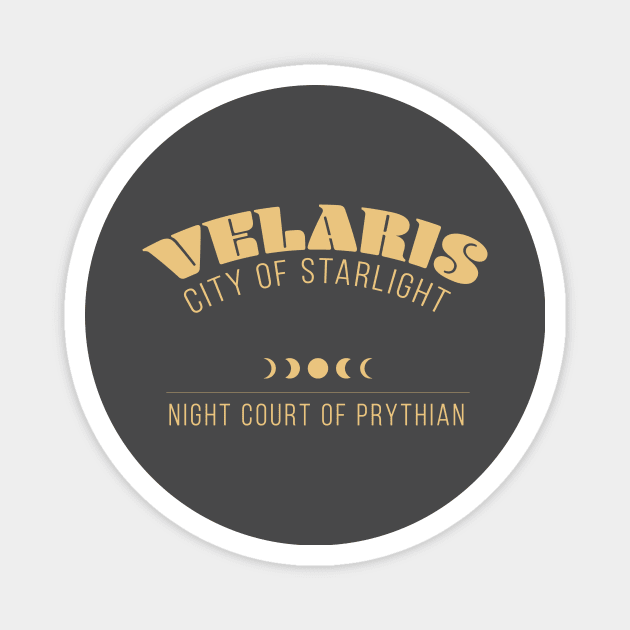 Acotar Velaris - Night Court - City of Starlight Magnet by OutfittersAve